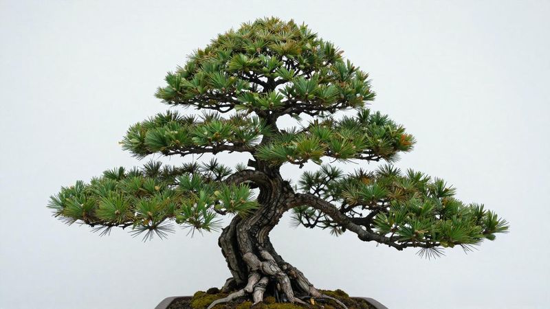 黑松悬崖式盆景制作方法_黑松悬崖式造型技巧_黑松悬崖式造型