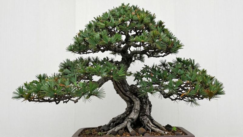 黑松盆景根盘怎么看_黑松盆景根盘展开角度判断_黑松盆景根盘盘匀脚标准