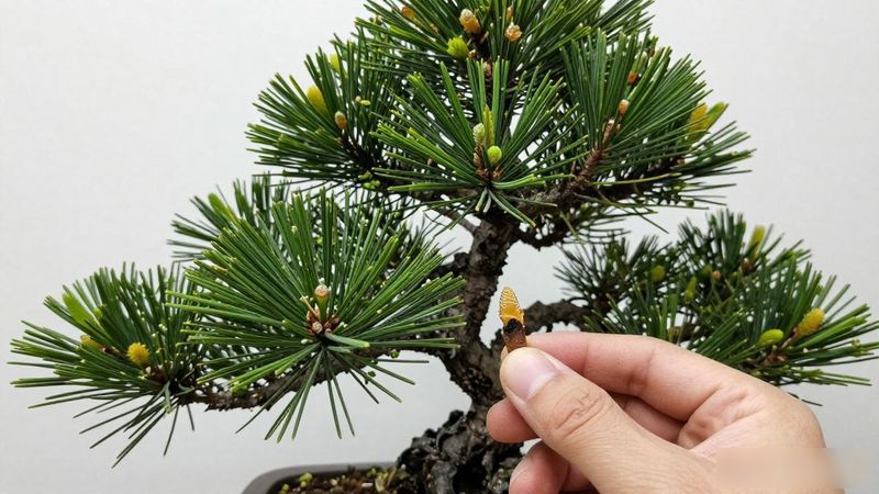 黑松平行枝怎么处理_黑松平行枝修剪方法_黑松芽体处理技巧