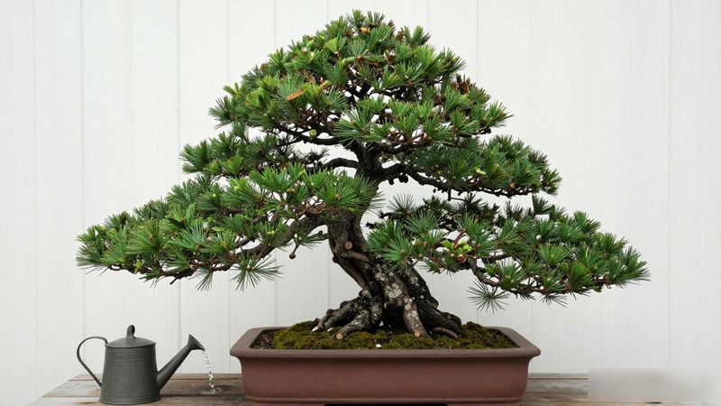 黑松向内生长的枝怎么剪_黑松回枝斜45度下刀技巧_黑松内向枝修剪方法