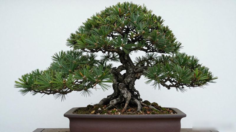 悬崖黑松盆器搭配_悬崖黑松盆景种植技巧_悬崖黑松怎么配盆