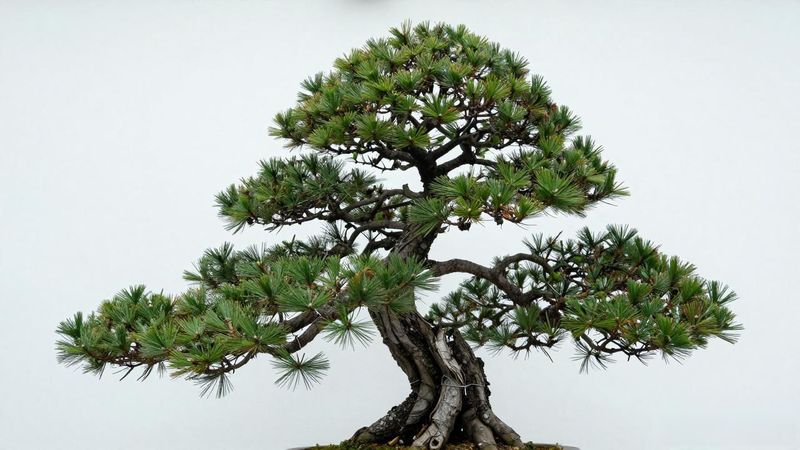 黑松一本多干造型枝条主次比例_黑松多干造型疏密留白节奏感_黑松一本多干怎么欣赏