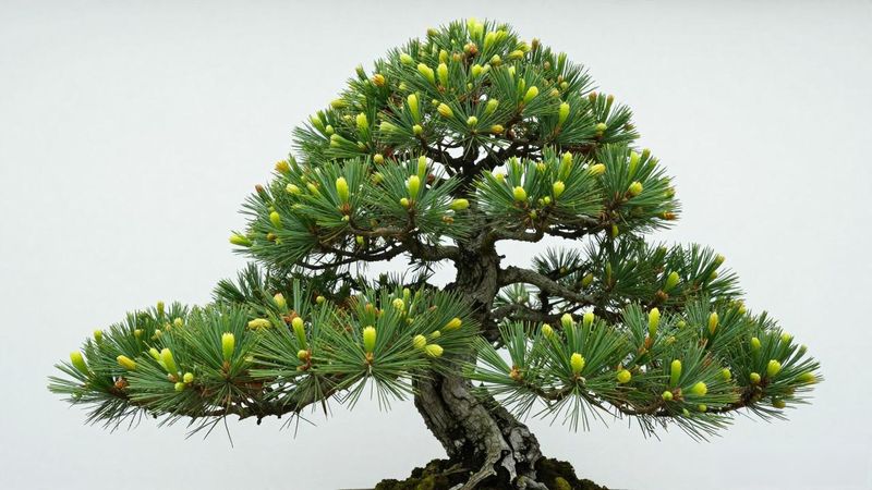 黑松一本多干造型枝条主次比例_黑松多干造型疏密留白节奏感_黑松一本多干怎么欣赏